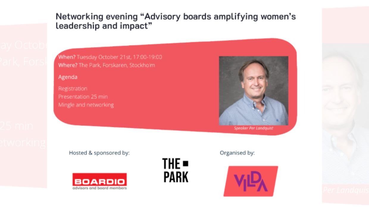 Networking evening “Advisory boards amplifying women’s leadership and impact”